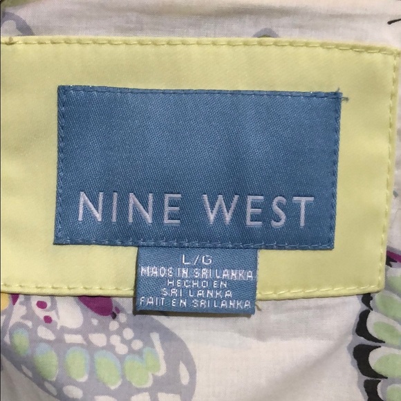 VINTAGE Nine West lemon lime elegant trench coat - Picture 7 of 7